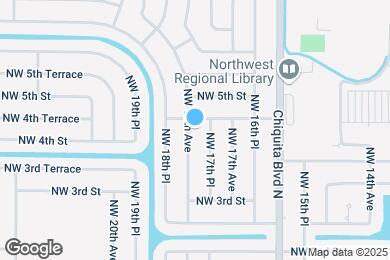 Map image of the property - 421 NW 18th Ave