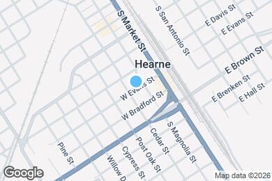 Map image of the property - 205 W Evans St