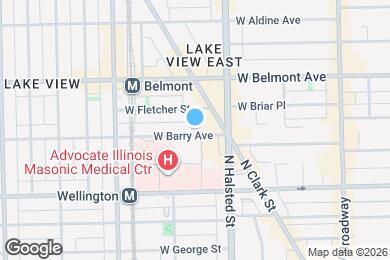 Map image of the property - 836 W Barry Ave