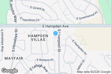 Map image of the property - 3574 S Lisbon Ct