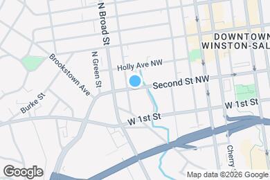 Map image of the property - 664 W 2nd St