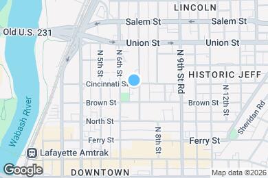 Map image of the property - 520 N 7th St