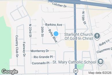 Map image of the property - 2924 Byley Blvd