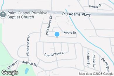 Map image of the property - 418 Apple Dr
