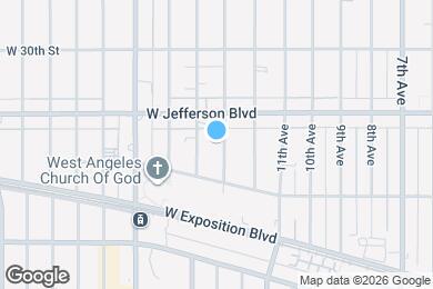 Map image of the property - 3501 12th Ave