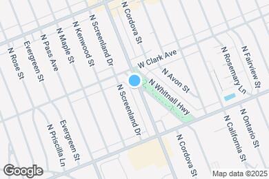 Map image of the property - 721 N Hollywood Way