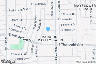 Map image of the property - 3827 E Friess Dr