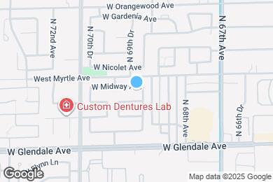 Map image of the property - 6965 W Midway Ave