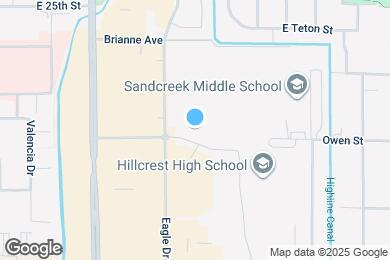 Map image of the property - Eagles Landing Apartments