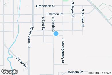 Map image of the property - 604 E Hubble St