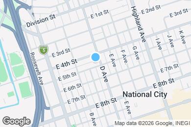 Map image of the property - 331 E 5th St