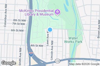 Map image of the property - 601 Lincoln Ave NW
