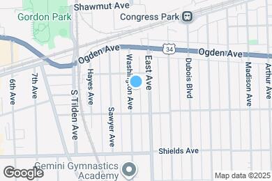 Map image of the property - 121 Washington Ave