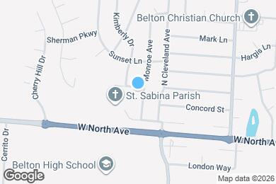 Map image of the property - 117 Monroe Ave