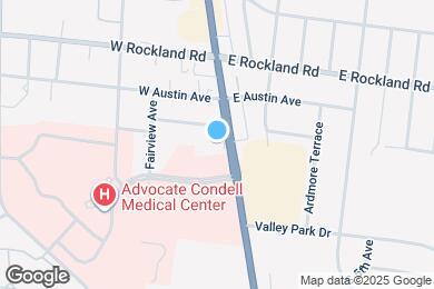 Map image of the property - 705 S Milwaukee Ave