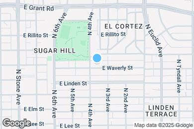 Map image of the property - 415 E Waverly St