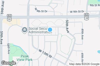 Map image of the property - 5121 W 11th Street Rd