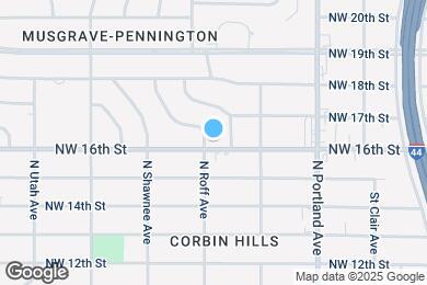 Map image of the property - 3841 NW 16th St