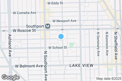 Map image of the property - 3322 N Lakewood Ave