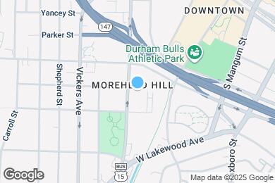 Map image of the property - 901 South Apartments Durham Downtown