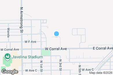 Map image of the property - 411 W A Ave