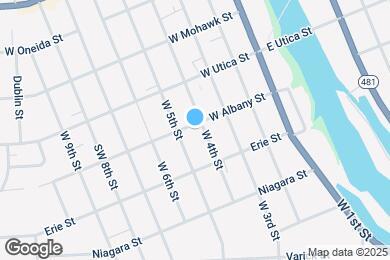 Map image of the property - 222 W 4th St