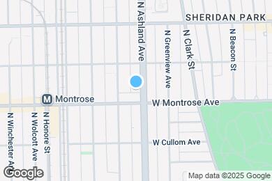 Map image of the property - 4416 N Ashland Ave