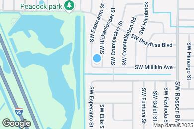 Map image of the property - 1881 SW Millikin Ave