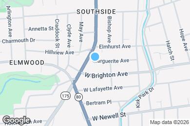 Map image of the property - 317 Marguerite Ave