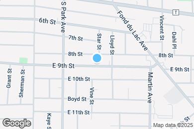 Map image of the property - 283 E 9th St