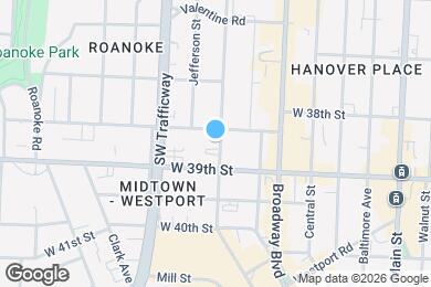 Map image of the property - 3806 Pennsylvania Ave