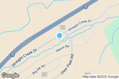 Map image of the property - Straight Creek Apartments