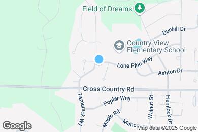 Map image of the property - 1053 Tamarack Way