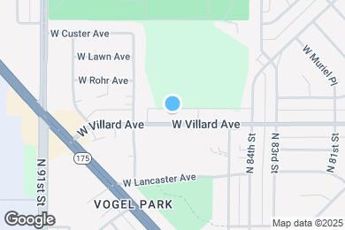 Map image of the property - 8560 W Villard Ave