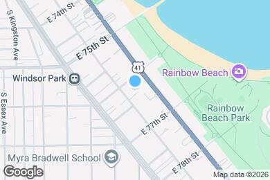 Map image of the property - 7609 S Coles Ave