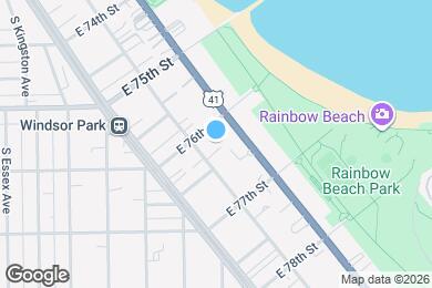 Map image of the property - 7609 S Coles