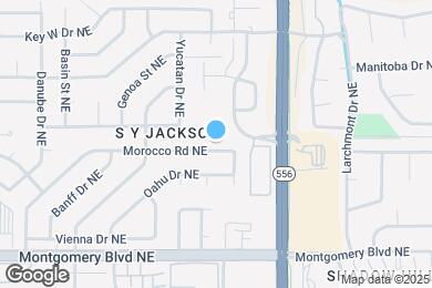 Map image of the property - 12413 Morocco Rd NE