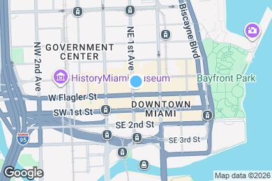 Map image of the property - 111 E Flagler St