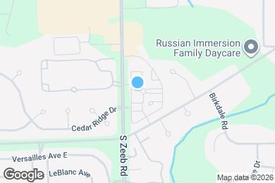 Map image of the property - 283 S Zeeb Rd