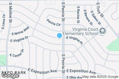 Map image of the property - 12058 E Virginia Pl