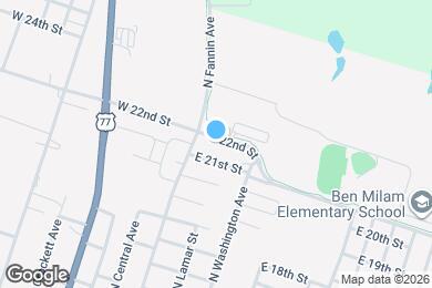 Map image of the property - 205 E 22nd St