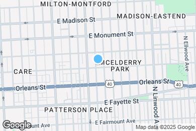 Map image of the property - 2514 Jefferson St