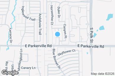 Map image of the property - 829 Clear Creek Dr