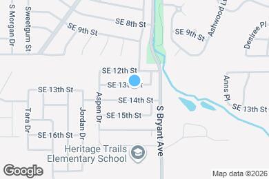 Map image of the property - 1808 SE 13th St