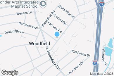 Map image of the property - 2300 Oakcrest Rd