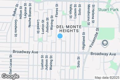 Map image of the property - 1645 Harding St