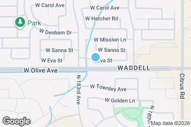 Map image of the property - 18253 W Eva St