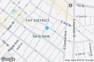 Map image of the property - 420 S San Pedro St