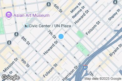 Map image of the property - 1097 Howard St