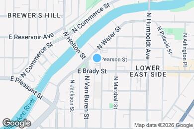 Map image of the property - 717 E Pearson St